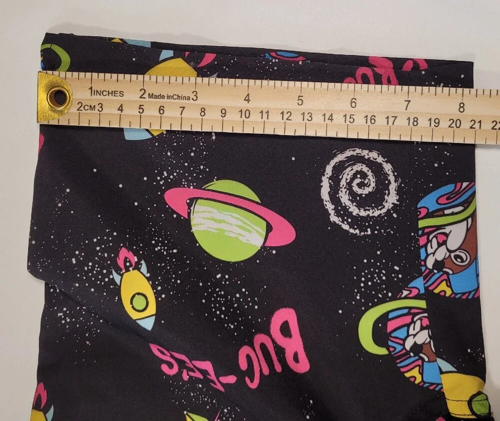 BUC-EE'S Swim Trunk Youth Small All Over Galaxy Space Print with Pockets, Lined
